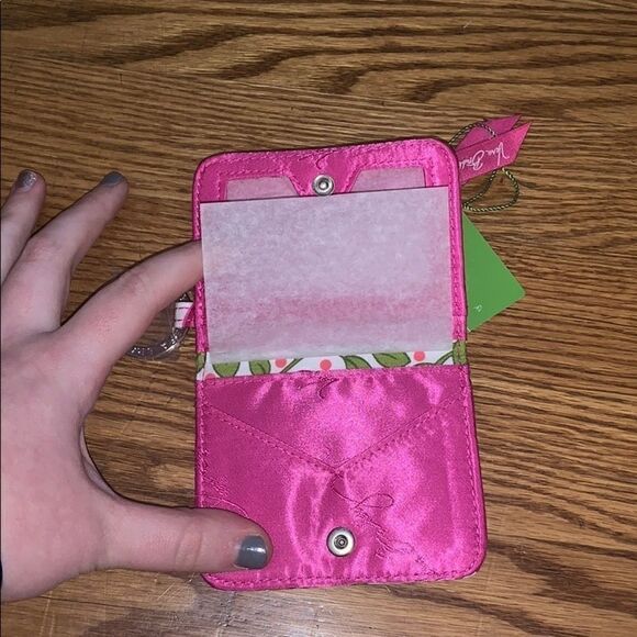 NWT Vera Bradley Pink and White wallet - Picture 2 of 4